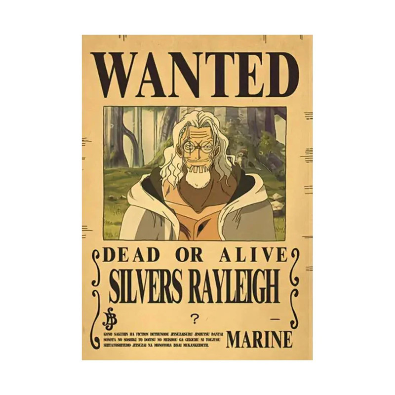 Framed Wanted Dead Or Alive Silvers Rayleigh Paper Poster - (42X30CM) ملصق
